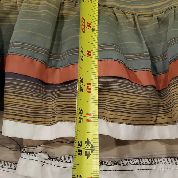 Sugar lips Elegant Multicolor A-Line Skirt - Picture 4 of 12